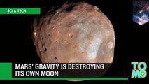 Mars' gravity is destroying its own moon, Phobos