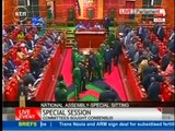 Chaos, brawls breaks out in Kenyas parliament over new security bill