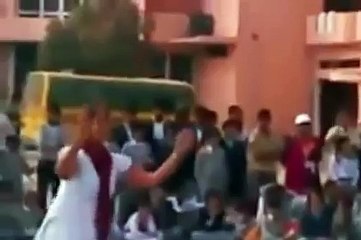 College Girl Dancing on Desi Song