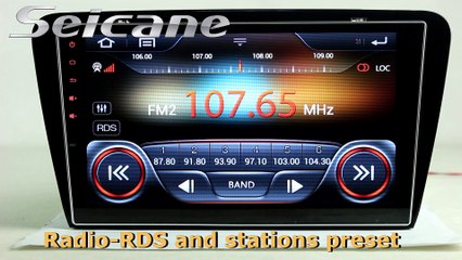 Android 2013 2014 2015 Skoda Octavia CD Radio with Bluetooth music 3D navigation System Ipod SD