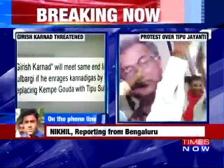 Girish Karnad Gets Death Threat Over Comment On Tipu Sultan