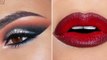 Metallic Eyes Red Lips Makeup Tutorial