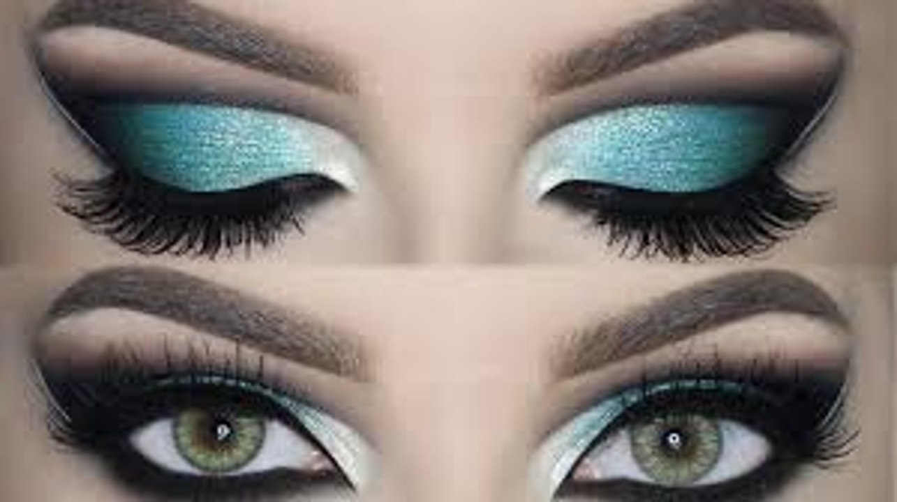 Aqua and Blue Eye Makeup Tutorial