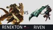 Renekton vs Riven - KT ssumday vs SKT T1 Faker, KR LOL Challenger 891LP