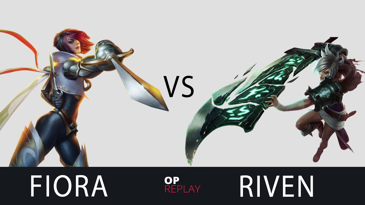 Fiora vs Riven - Jin Air SoHwan KR LOL Challenger 895LP