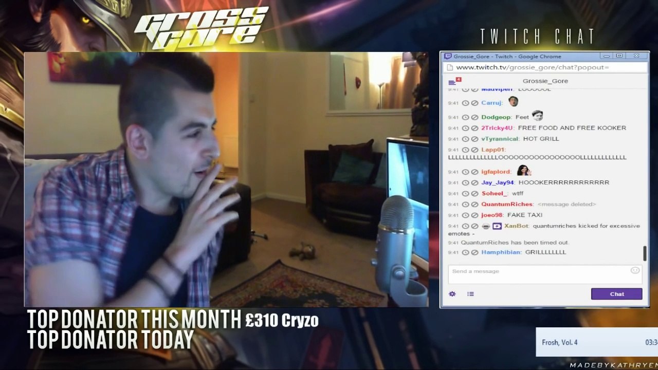 Crazy Twitch Chat sends a Hooker to a Live Streamer!