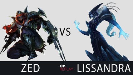 Zed vs Lissandra - SKT T1 Faker vs SSG Crown, KR LOL Master 49LP