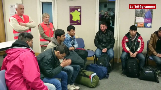 Langueux (22). 22 h, l'arrivée de 17 migrants au centre Afpa