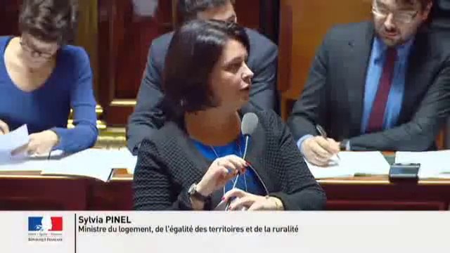 Extension du prêt à taux zéro : Sylvia Pinel répond à une question au Gouvernement