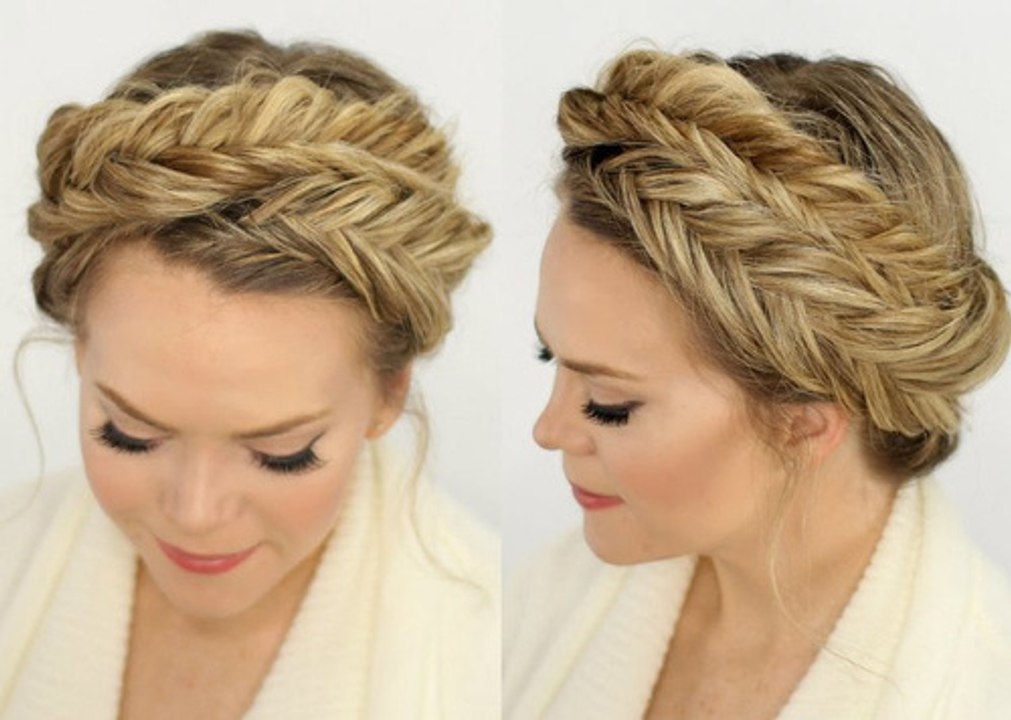 Classic Milkmaid Braid Hairstyle