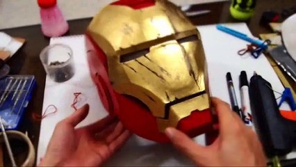 How to make Iron man helmet part 4
