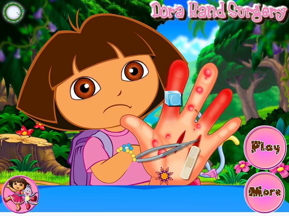 Dora Hand Injuries Dora the explorer Dora game NEW Video Movie Games For Kids For Girls