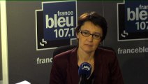 Nathalie Arthaud porte-parole de Lutte Ouvrière, invitée politique de France Bleu 107.1