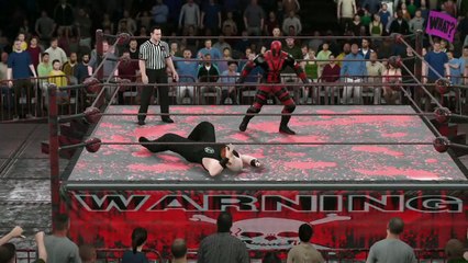 WWE 2K16 deadpool v erick rowan