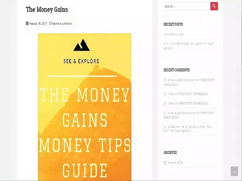 The Money Gains Money Tips