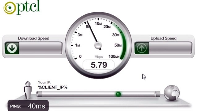 PTCL Broadband - Speed Test