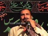 Zakir Nusrat Abbas Khokhar 13th Muhram 1437(2015) Choti Behak Hafizabad