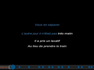 Karaoké français - Antoine - Les élucubrations