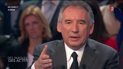 François Bayrou, invité des Paroles et des Actes sur France2 - 121115