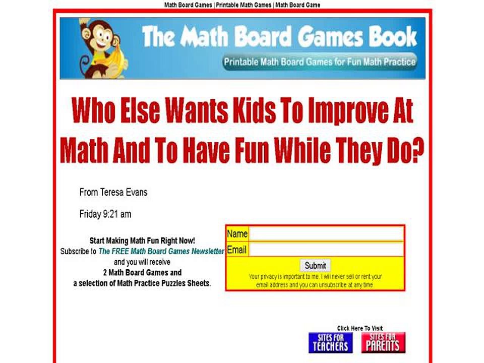 The Math Board Games Book - Printable Math Games