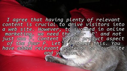 Having Content Is Not Enough