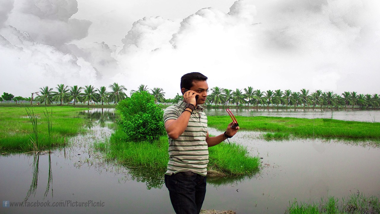 Photoshop Tutorial ℗℗ How To Create Fake Storm Cloud (Version-1) (Part-1)