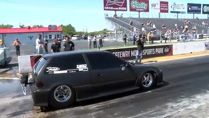 UM V8 Twin Turbo Com 1000cv É O Que Esconde Este Honda Civic!!!