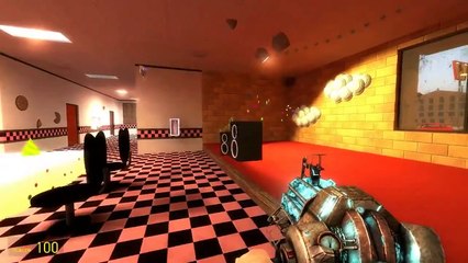 FNAF Gmod || NIGHTMARE ANIMATRONICS || FNAF 4 game mod (Sandbox Fun)