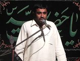 Zakir Azadar Hussain Barani 14th Muhram 1437(2015) Choti Behak Hafizabad