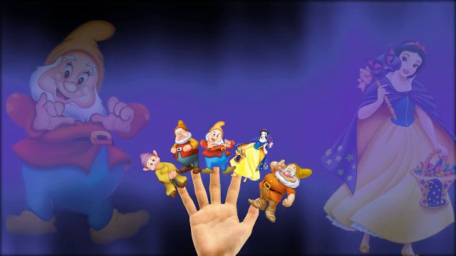 Finger Family Rhymes Snow White And The Seven Dwarfs Cartoons For Children Nursery Rhymes