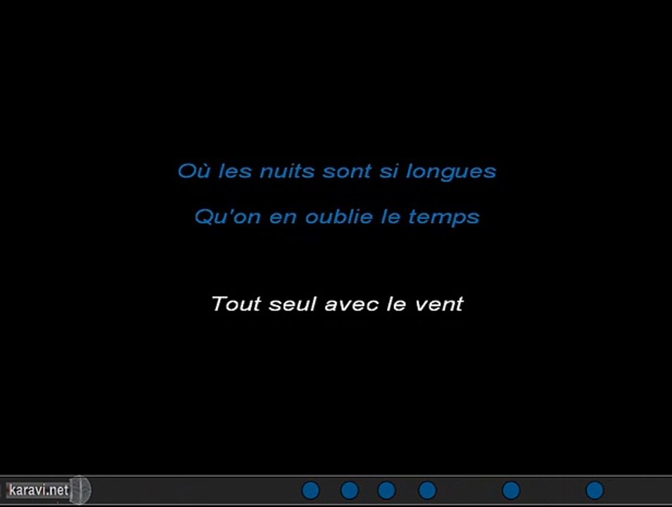 Karaoké Français - Michel Berger - Le paradis blanc