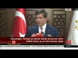 Davutoğlu: Başörtülü-başı açık ayrımı yapmak kesinlikle kabul edilemez