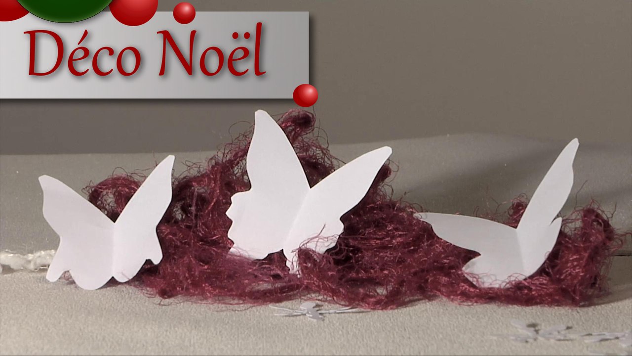 deco noel papillons