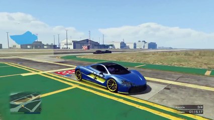 SE ME DESLIZA!!! - Gameplay GTA 5 Online Funny Moments (Carrera GTA V PS4)