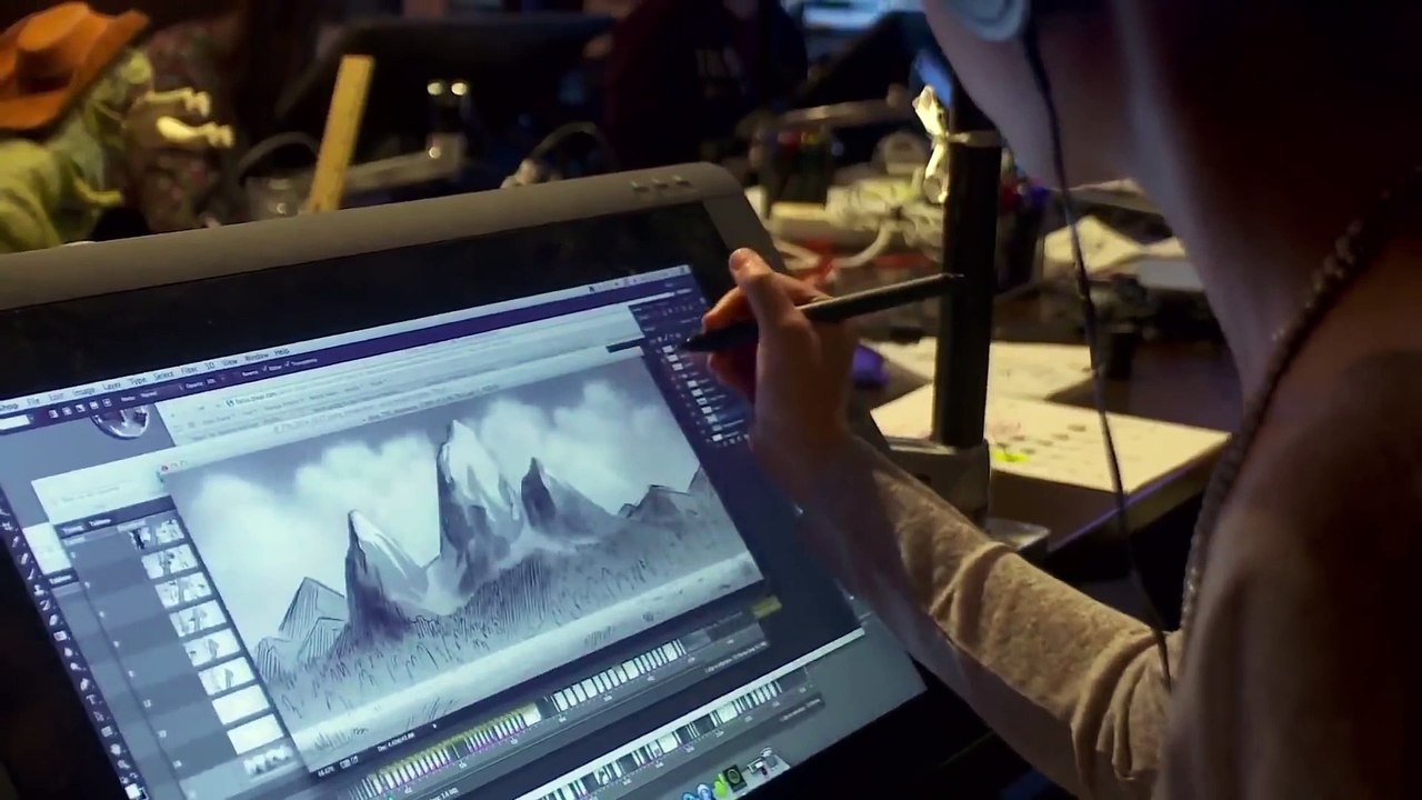 Making of the Clouds in the good dinosaur