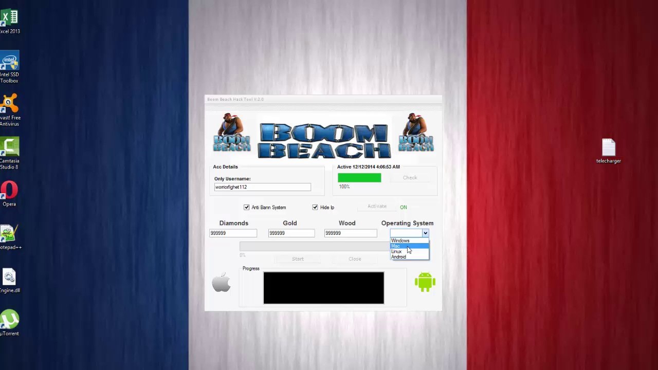 Boom Beach triche diamants illimité Pour Android Iphone Gratuit Telecharger