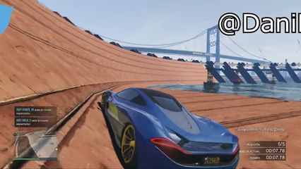 COCHES ACUATICOS!! TENSION!! - Gameplay GTA 5 Online Funny Moments (Carrera GTA V PS4)