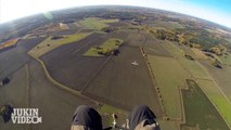 Very Close Call | Plane Just Misses Paragliders Line