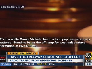 Audio released from recent freeway incidents