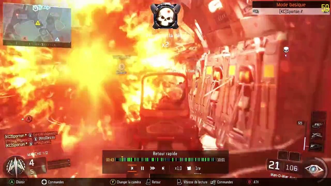 Extrait / Gameplay - Call of Duty: Black Ops 3 (Cheater Wallhack sur PC !)