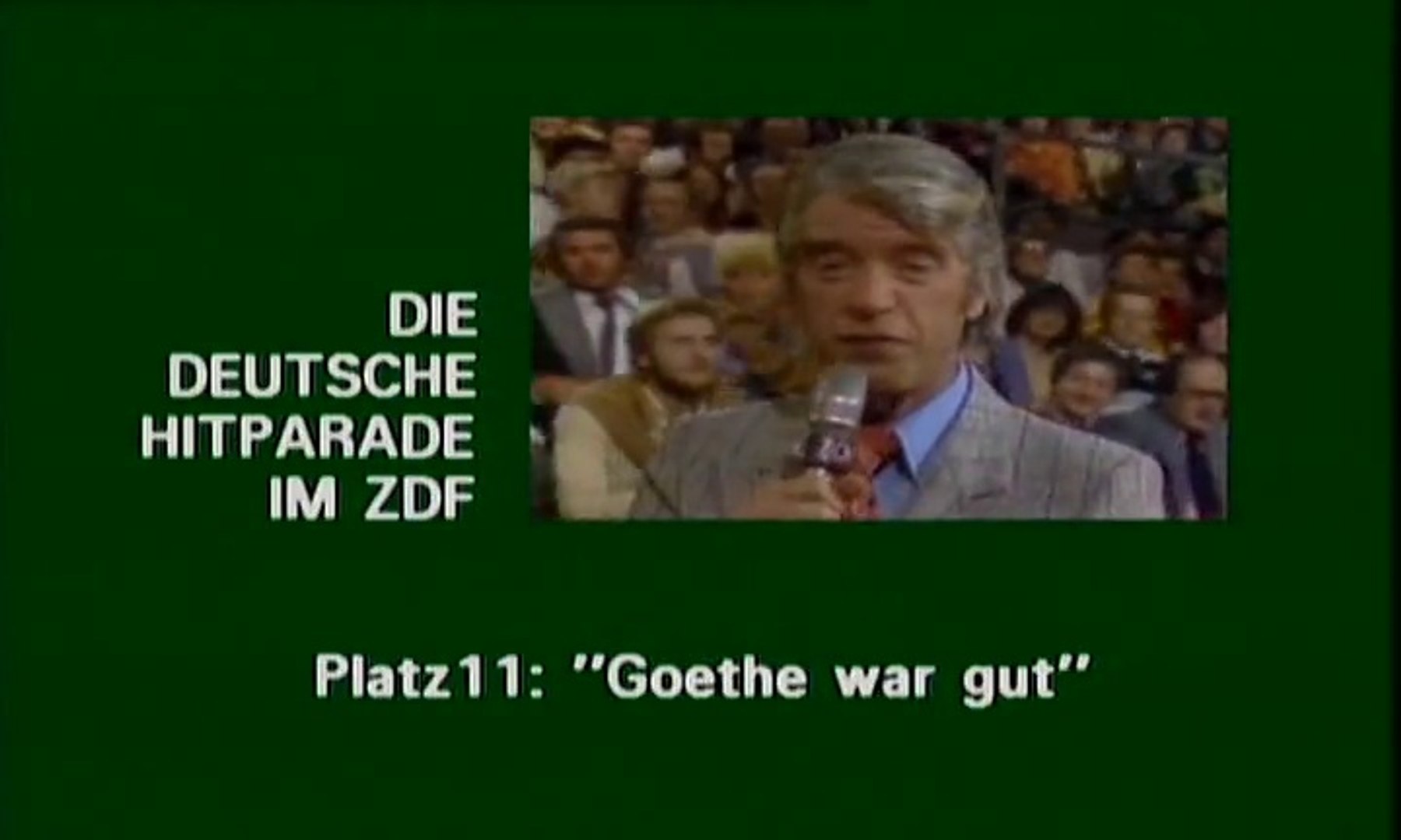 Rudi Carrell Goethe War Gut 1978 Video Dailymotion
