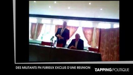 FN : Des militants trop curieux violemment exclus d'une réunion par leur candidat