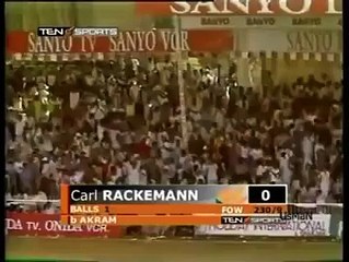 Classic Bowling From Wasim Akram Hatrick