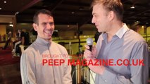 MARTIN WARD TALKS BRITISH SUPER-BANTAMWEIGHT TITLE FIGHT / PEEP MAGAZINE