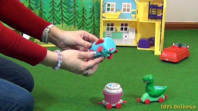 Train Ride Peppa Pig Tren en el Parque de Atracciones - Juguetes de Peppa Pig George Pig