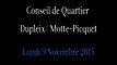 Conseil de Quartier Dupleix/ Motte-Picquet du Vendredi 9 Novembre 2015