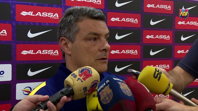 Balonmano: Xavi Pascual y Lazarov, previa FCB Lassa-Vardar [ESP]