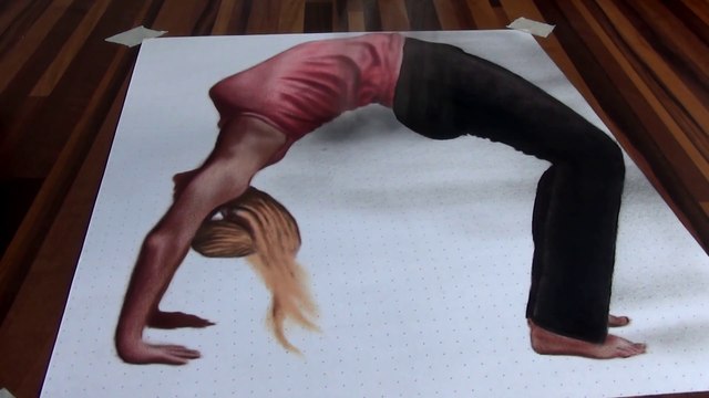 3D Drawing of an optical illusion/Speed Painting