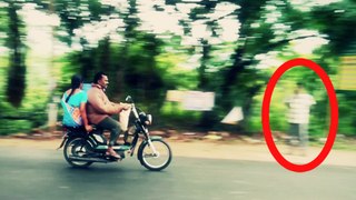 Real Ghost Accident Caught On Camera  Ghost Got Hit By  Car In Public Road Ghostworldmedia