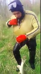 This must be what they call fish man - YouTube